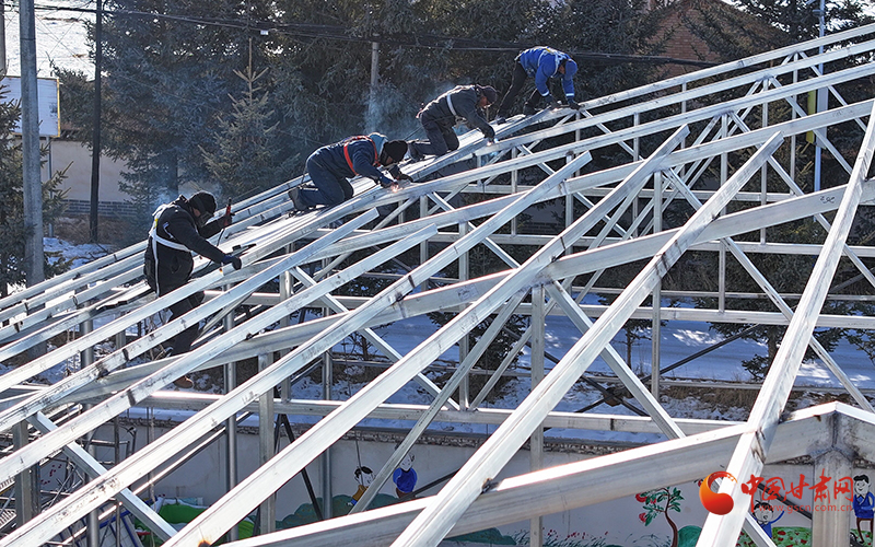 民乐：冬季项目建设忙