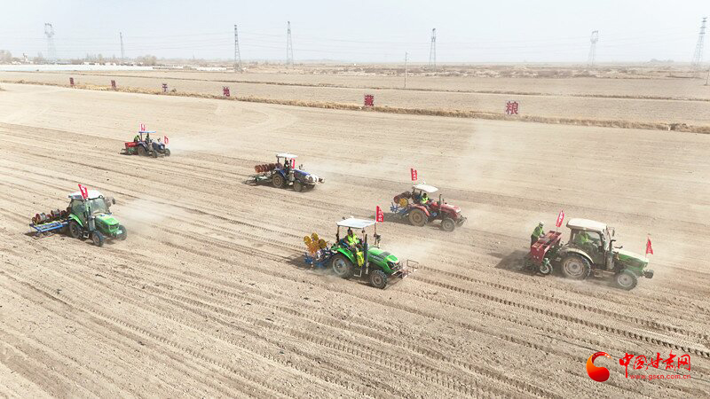 金塔：春耕跑出“科技加速度”